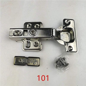Stainless steel Hydraulic Hinge Damper Buffer Cabinet Cupboard Door Hinges Soft Close Furniture hinges Hardware