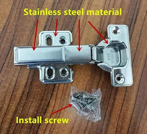 Stainless steel Hydraulic Hinge Damper Buffer Cabinet Cupboard Door Hinges Soft Close Furniture hinges Hardware
