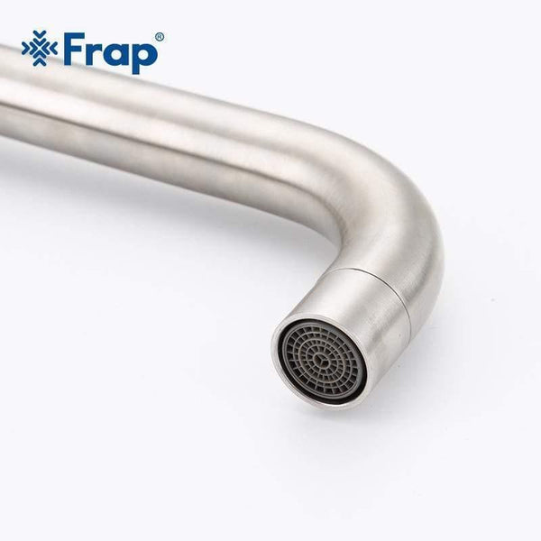 Planet Gates Stainless Steel Kitchen Faucet Brushed Process Swivel Basin Faucet 360 Degree Rotation Hot & Cold Water Mixers Tap Y40108