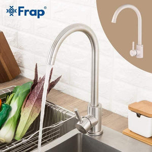 Planet Gates Stainless Steel Kitchen Faucet Hot & Cold Water 360 Rotate Oatmeal Mixer Faucet for Kitchen Torneira Cozinha Y40107/-1