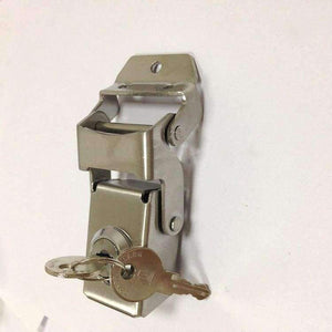 Planet Gates stainless steel lock side box tool case lock bag part hardware Motorcycle Aluminum alloy trunk fixed buckle diy handmade