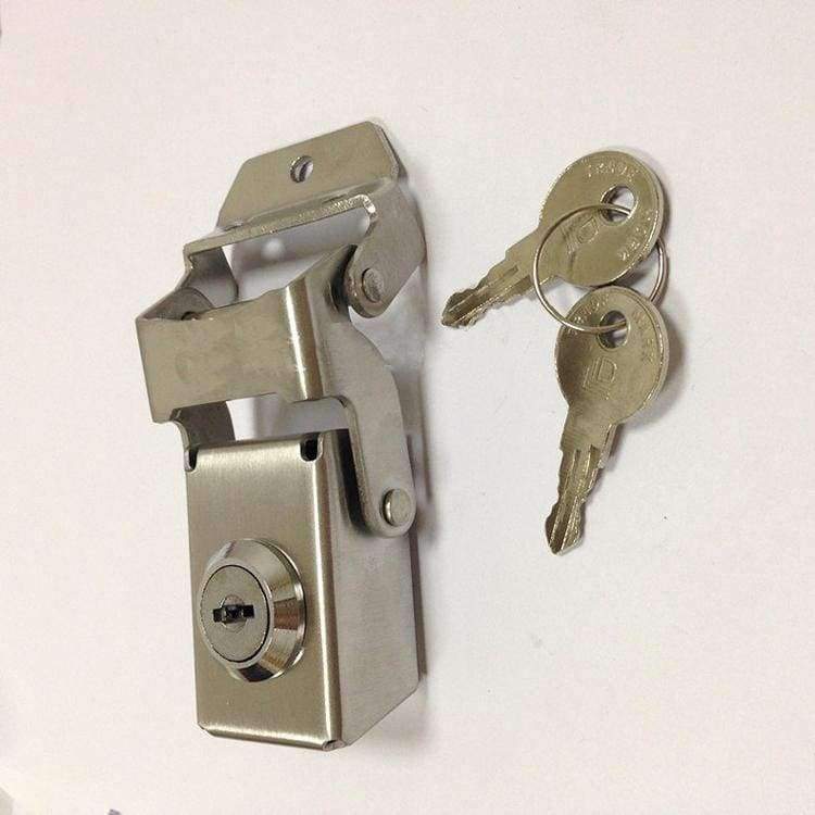 Planet Gates stainless steel lock side box tool case lock bag part hardware Motorcycle Aluminum alloy trunk fixed buckle diy handmade