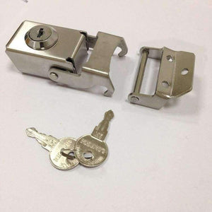 Planet Gates stainless steel lock side box tool case lock bag part hardware Motorcycle Aluminum alloy trunk fixed buckle diy handmade