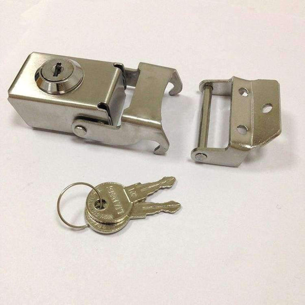 Planet Gates stainless steel lock side box tool case lock bag part hardware Motorcycle Aluminum alloy trunk fixed buckle diy handmade