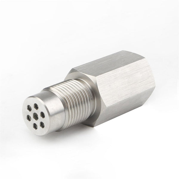 Planet Gates Stainless Steel M18x1.5 Lambda O2 Oxygen Sensor Extender Spacer For Decat Hydrogen Lambda O2 Extender Spacer  Fix Check Engine