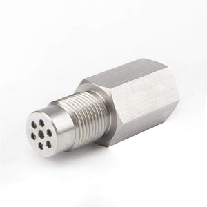 Planet Gates Stainless Steel M18x1.5 Lambda O2 Oxygen Sensor Extender Spacer For Decat Hydrogen Lambda O2 Extender Spacer  Fix Check Engine