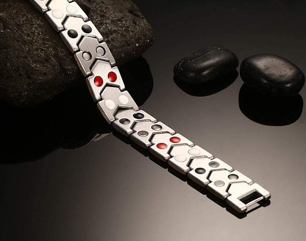 Planet Gates Stainless Steel Magnetotherapy Bracelet Men Jewelry New Fashion Bio Energy Magnet Bracelets & Bangles