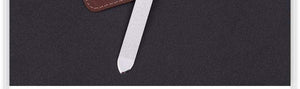 Planet Gates Stainless steel metal nail file buffer professional shaper  manicure tools polishing strip  sanding with leather case