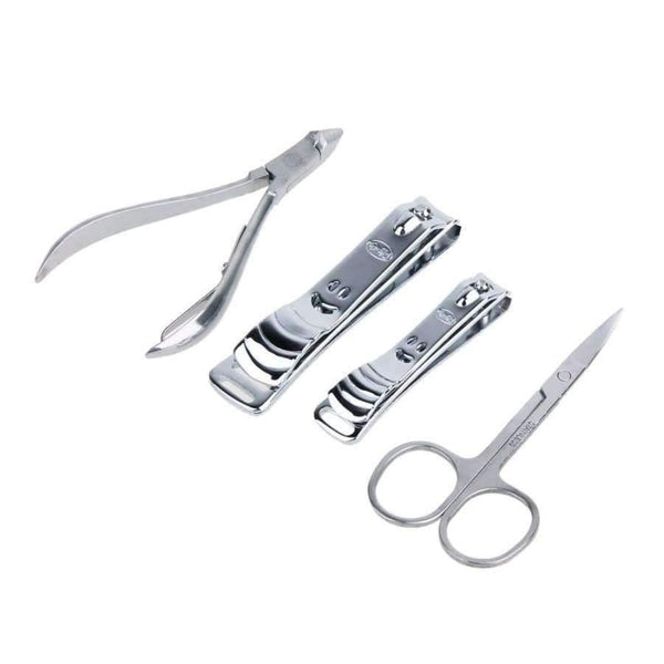Planet Gates Stainless Steel Nail Art Tool Set 12pcs/Set Complete Manicure Set Pedicure Nail Clippers Scissors Grooming Kit