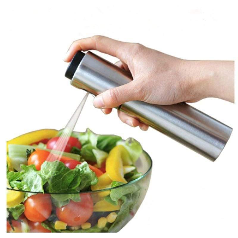 Stainless Steel Olive Pump Spray Bottle Oil Sprayer Oiler Pot BBQ Barbecue Cooking Tool Can Pot Cookware kitchen Tool