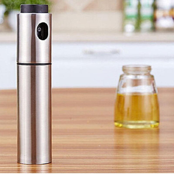 Stainless Steel Olive Pump Spray Bottle Oil Sprayer Oiler Pot BBQ Barbecue Cooking Tool Can Pot Cookware kitchen Tool