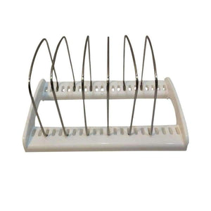 Planet Gates Stainless Steel Pot Lid Rack Shelf Holder Pan Cover Cutting Board Holder Organizer Adjustable Bakeware Rack for Kitchen Storage