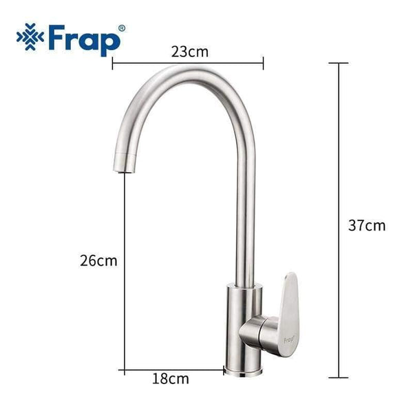 Planet Gates Stainless Steel Single Handle Single Hole Kitchen Faucet Mixers Sink Tap Kitchen Faucet Modern Hot And Cold Water F4048