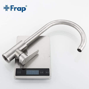 Planet Gates Stainless Steel Single Handle Single Hole Kitchen Faucet Mixers Sink Tap Kitchen Faucet Modern Hot And Cold Water F4048