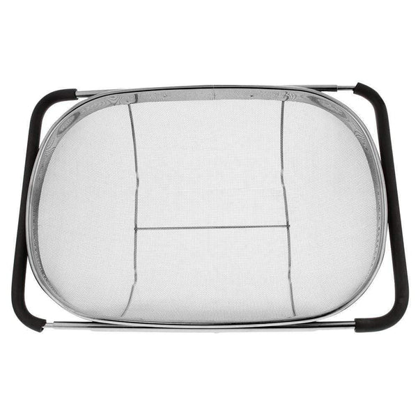 Stainless Steel Strainer Mesh Retractable Micro-Perforated Colander Draining Washing Rinsing For Fruits Vegetables Dishwasher