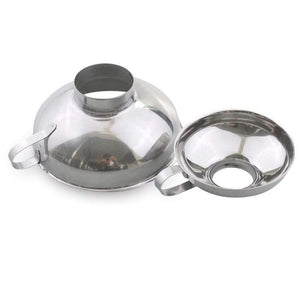 Stainless Steel Wide Mouth Funnel Canning Cup Hopper Filter Food Pickles Jam Funnel Kitchen Gadgets Cooking Tools for Home 2019
