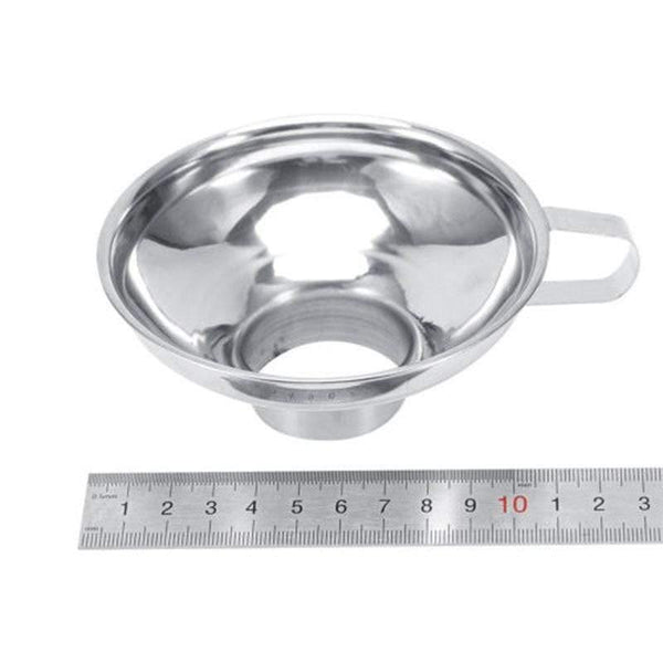 Stainless Steel Wide Mouth Funnel Canning Cup Hopper Filter Food Pickles Jam Funnel Kitchen Gadgets Cooking Tools for Home 2019