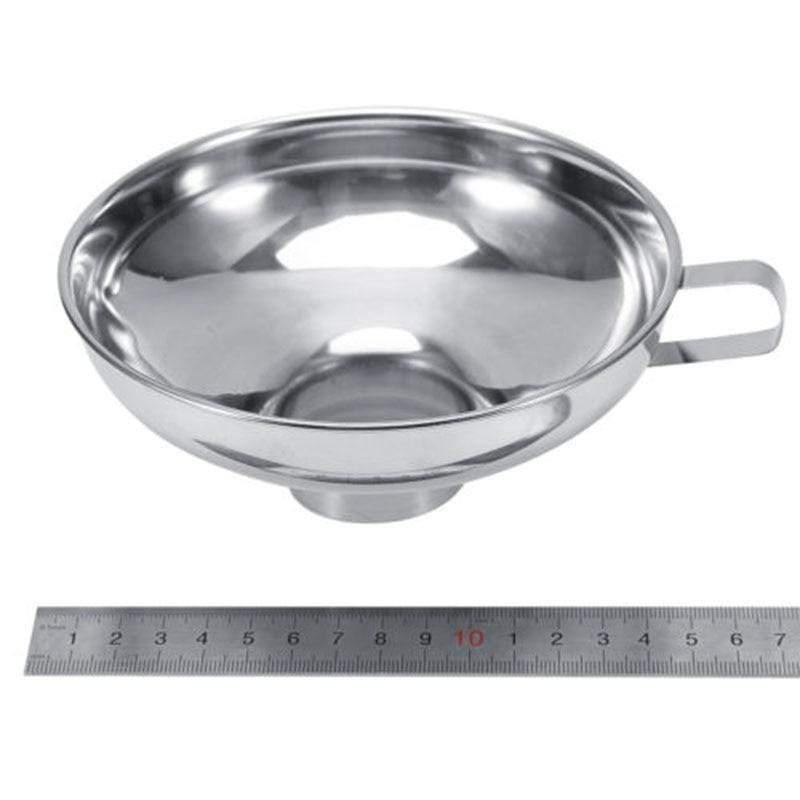 Stainless Steel Wide Mouth Funnel Canning Cup Hopper Filter Food Pickles Jam Funnel Kitchen Gadgets Cooking Tools for Home 2019