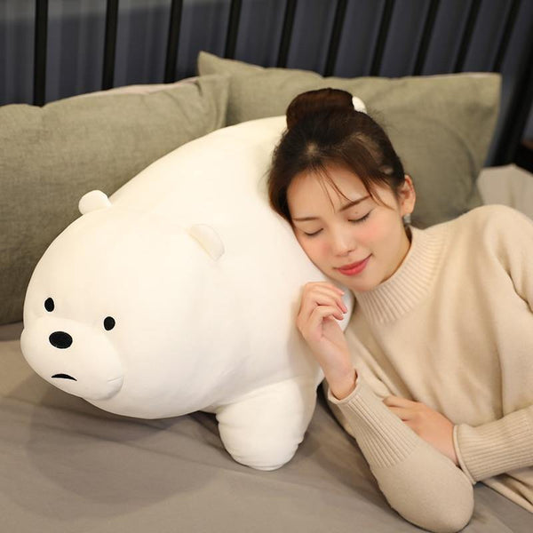 Stand Bare Bear Plush Toys Children Stuffed Animals Cartoon Figure Plush Doll Pillow Soft Cute Plush Stuff Birthday Gift Kids