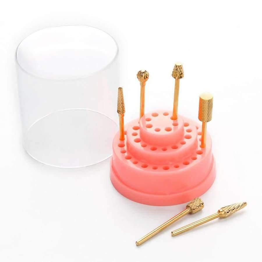 Planet Gates Stand Displayer Nail Drill Bit Holder  Professional Nail Art Manicure Tools Nail Drills Box F0627