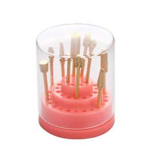Planet Gates Stand Displayer Nail Drill Bit Holder  Professional Nail Art Manicure Tools Nail Drills Box F0627