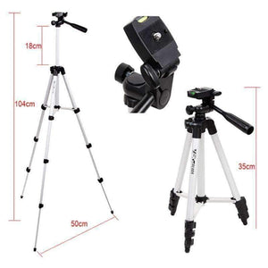 Planet Gates Standard Camera Tripod Stand Holder For iPhone iPad Samsung Digital Camera+Table/PC Holder+Phone Holder+Nylon Carry Bag