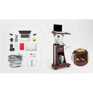 Planet Gates Standing computer desk mobile vertical desk conference podium lifting bedside table commercial furniture office furniture