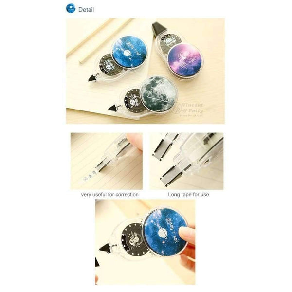 Planet Gates Star correction tape for paper leter fax stationery Office accessories School supplies corretivo escolar cinta correctora 6846