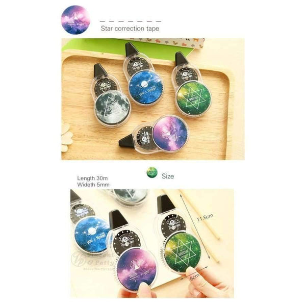 Planet Gates Star correction tape for paper leter fax stationery Office accessories School supplies corretivo escolar cinta correctora 6846