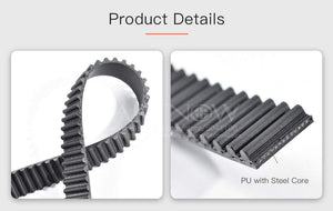 Planet Gates Startnow HTD 5M Series Open-Ended Timing Belt Transmission Belts Width 10 15mm 20 25 30 40mm 50 For 3D Printer CO2 Laser Machine