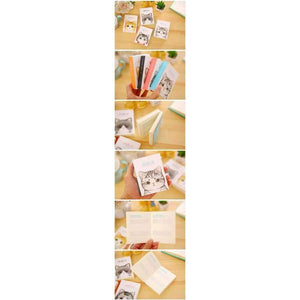 Planet Gates Stationery cute cat writing pad mini paper notebook Creative words portable notebook office & school supplies