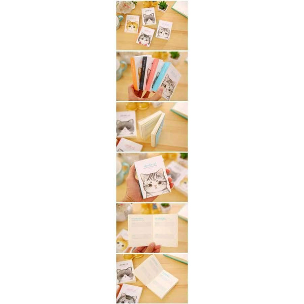Planet Gates Stationery cute cat writing pad mini paper notebook Creative words portable notebook office & school supplies