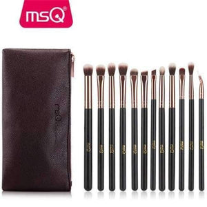 Planet Gates STB12rg 12pcs Eyeshadow Makeup Brushes Set pincel maquiagem Pro Rose Gold Eye Shadow Blending Make Up Brushes Soft Synthetic Hair