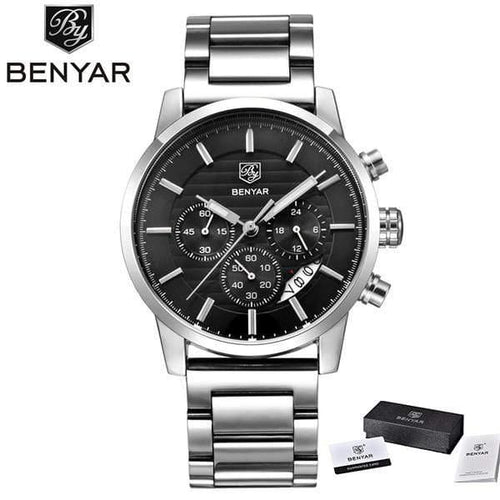 Planet Gates steel black / China Men Watches Full Steel Sports Wrist watch Men's Army Military Watch Man Quartz Clock Relogio Masculino