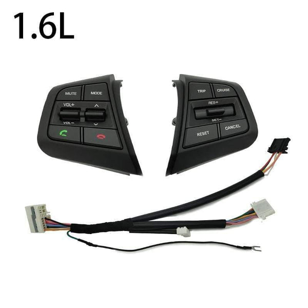 Planet Gates Steering Wheel Cruise Control Button Switch For Hyundai Creta Ix25 1.6L 2.0L Remote Control Volume Button Right Side Blue Light