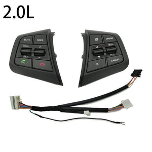 Planet Gates Steering Wheel Cruise Control Button Switch For Hyundai Creta Ix25 1.6L 2.0L Remote Control Volume Button Right Side Blue Light