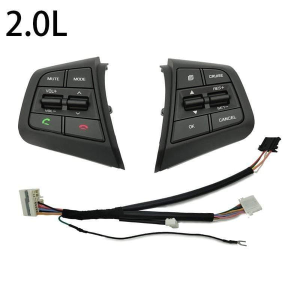 Planet Gates Steering Wheel Cruise Control Button Switch For Hyundai Creta Ix25 1.6L 2.0L Remote Control Volume Button Right Side Blue Light