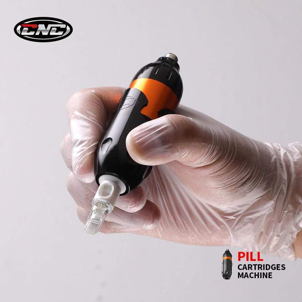 Planet Gates STIGMA CNC Tattoo Pen Short Rotary Tattoos Gun RCA Connector Coreless Motor Permanent Makeup Machine for Cartridge Needles Q3