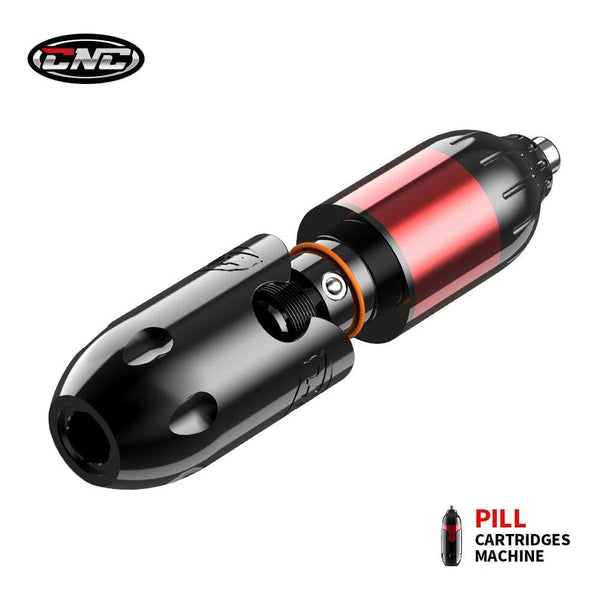 Planet Gates STIGMA CNC Tattoo Pen Short Rotary Tattoos Gun RCA Connector Coreless Motor Permanent Makeup Machine for Cartridge Needles Q3