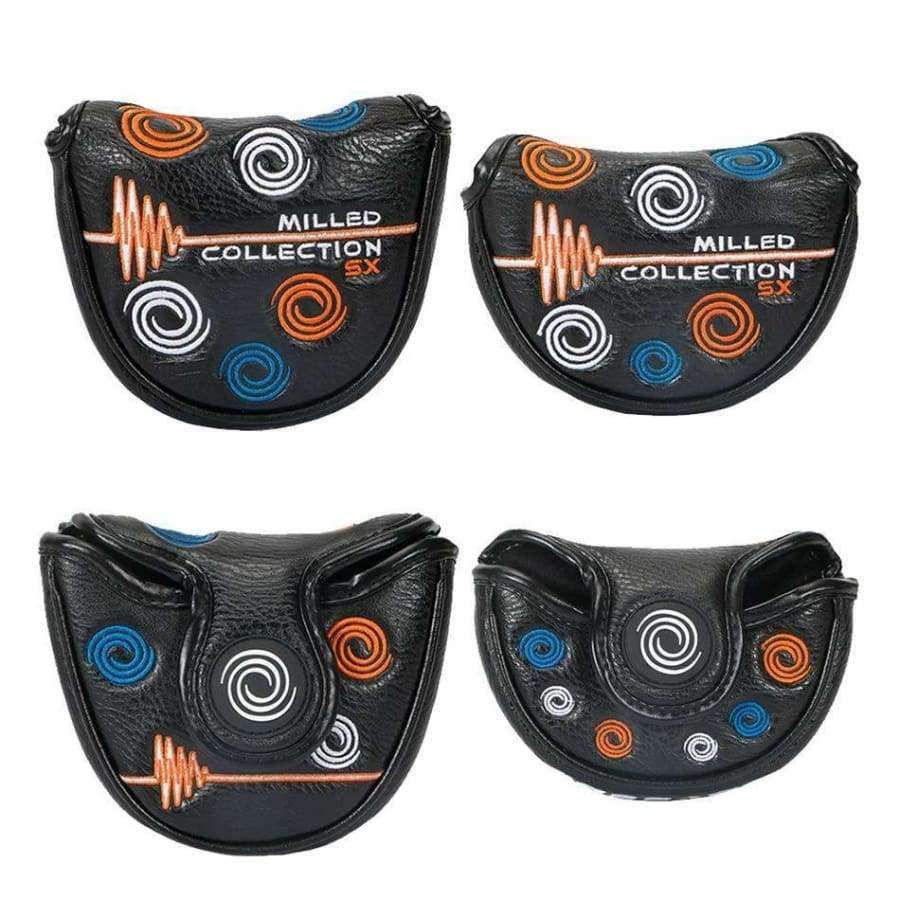 Planet Gates stlye 2 Golf Mallet Head Cover Putter Cover with Magnetic Closure Golf Headcover Free Shipping