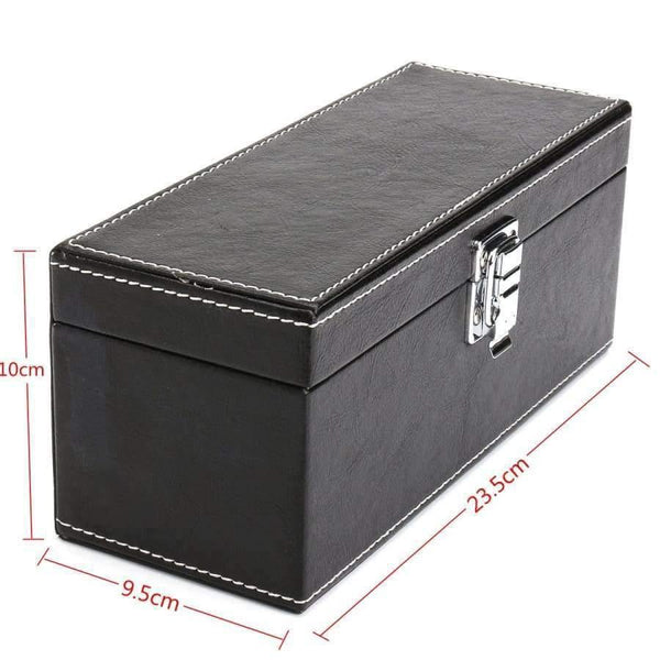 Planet Gates Storage Box Coin Certified Slab Jewelry PU Compound Plywood Style Bundle Coins Display Box Case for Home Organization Bin
