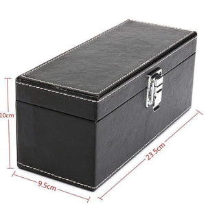 Planet Gates Storage Box Coin Certified Slab Jewelry PU Compound Plywood Style Bundle Coins Display Box Case for Home Organization Bin
