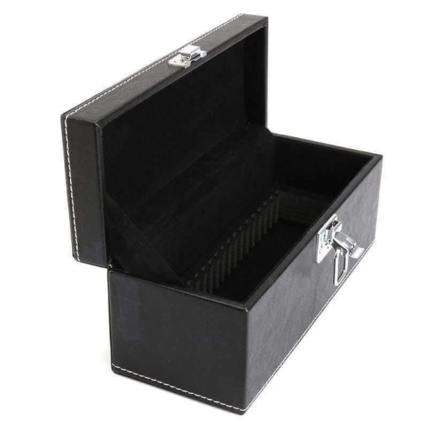 Planet Gates Storage Box Coin Certified Slab Jewelry PU Compound Plywood Style Bundle Coins Display Box Case for Home Organization Bin