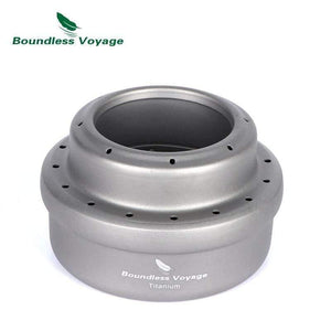 Planet Gates Stove Outdoor Camping Picnic Titanium Alcohol Stove Mini Alcohol Cooker Ti1512B