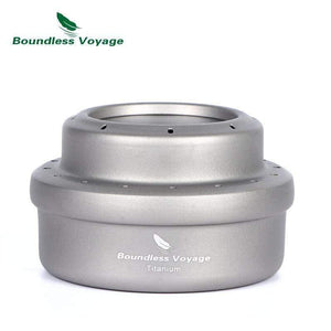 Planet Gates Stove Outdoor Camping Picnic Titanium Alcohol Stove Mini Alcohol Cooker Ti1512B