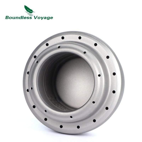 Planet Gates Stove Outdoor Camping Picnic Titanium Alcohol Stove Mini Alcohol Cooker Ti1512B