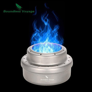 Planet Gates Stove Outdoor Camping Picnic Titanium Alcohol Stove Mini Alcohol Cooker Ti1512B