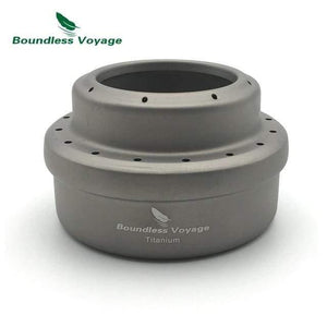 Planet Gates Stove Outdoor Camping Picnic Titanium Alcohol Stove Mini Alcohol Cooker Ti1512B