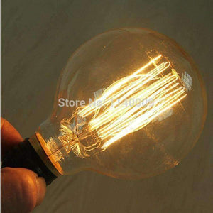 Planet Gates Straight / 40W G125 40/60W E27 220-240V Antique Edison Bulb Vintage Globle American Light Bulb for Retro Decoration Light