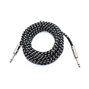 Planet Gates Straight-Angle 6M Electric Guitar Audio Cable 6m/20 Feet 3 Meters/10Feet Bass Musical Instrument Cable Jack Cord 1/4 Inch Straight to Angle Plug